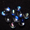 3x4 mm Oval - 10 pcs - 100% Eye Clean No Inclusion - Rainbow Moonstone - Cabochon Amazing Blue Moon Fire Rare Quality Rare Items